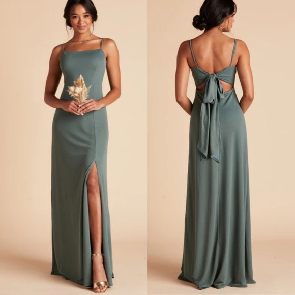 Birdy Grey Benny Dress Women's Medium Sea Glass Maxi Dress Gown - Picture 15 of 15